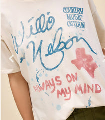 WILLIE NELSON ALWAYS ON MY MIND TEE